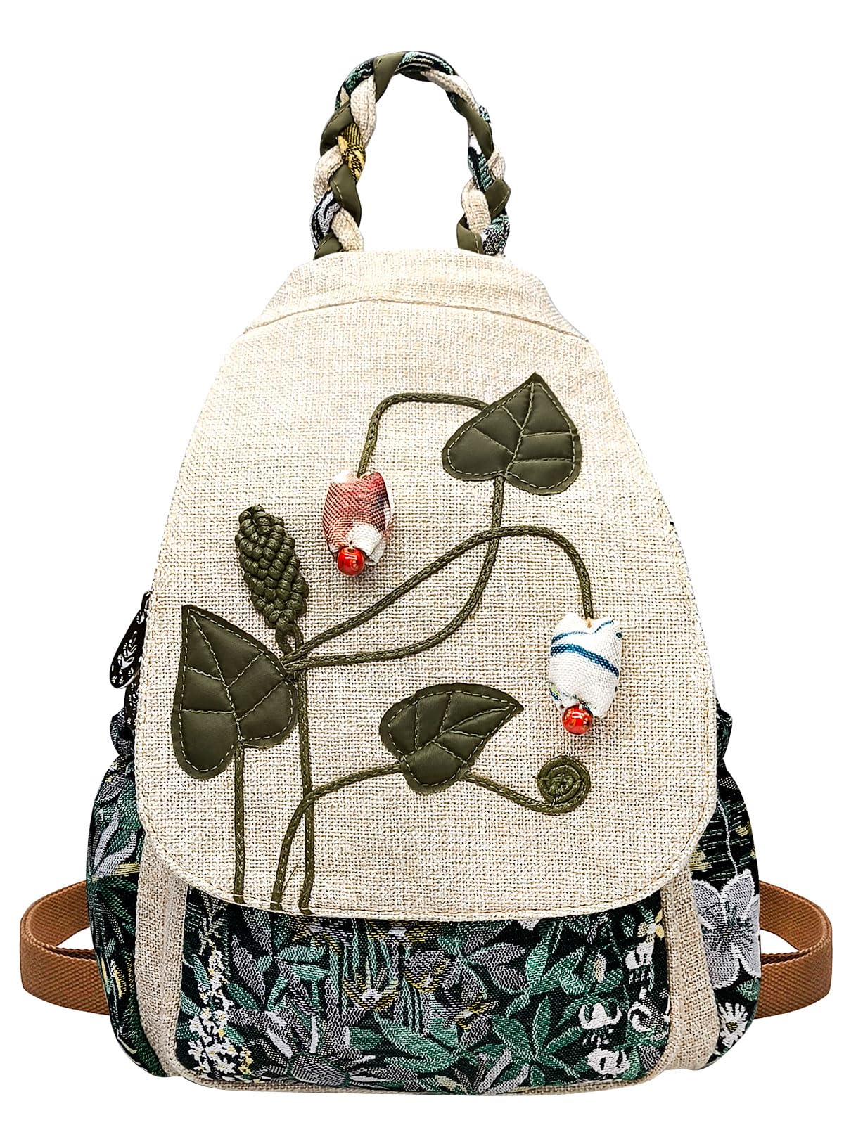 Stylish Cotton Small Backpack Purse - Hand Knitted Mini Chest Bag for Women | Perfect for Travel, Shopping & Everyday Use
