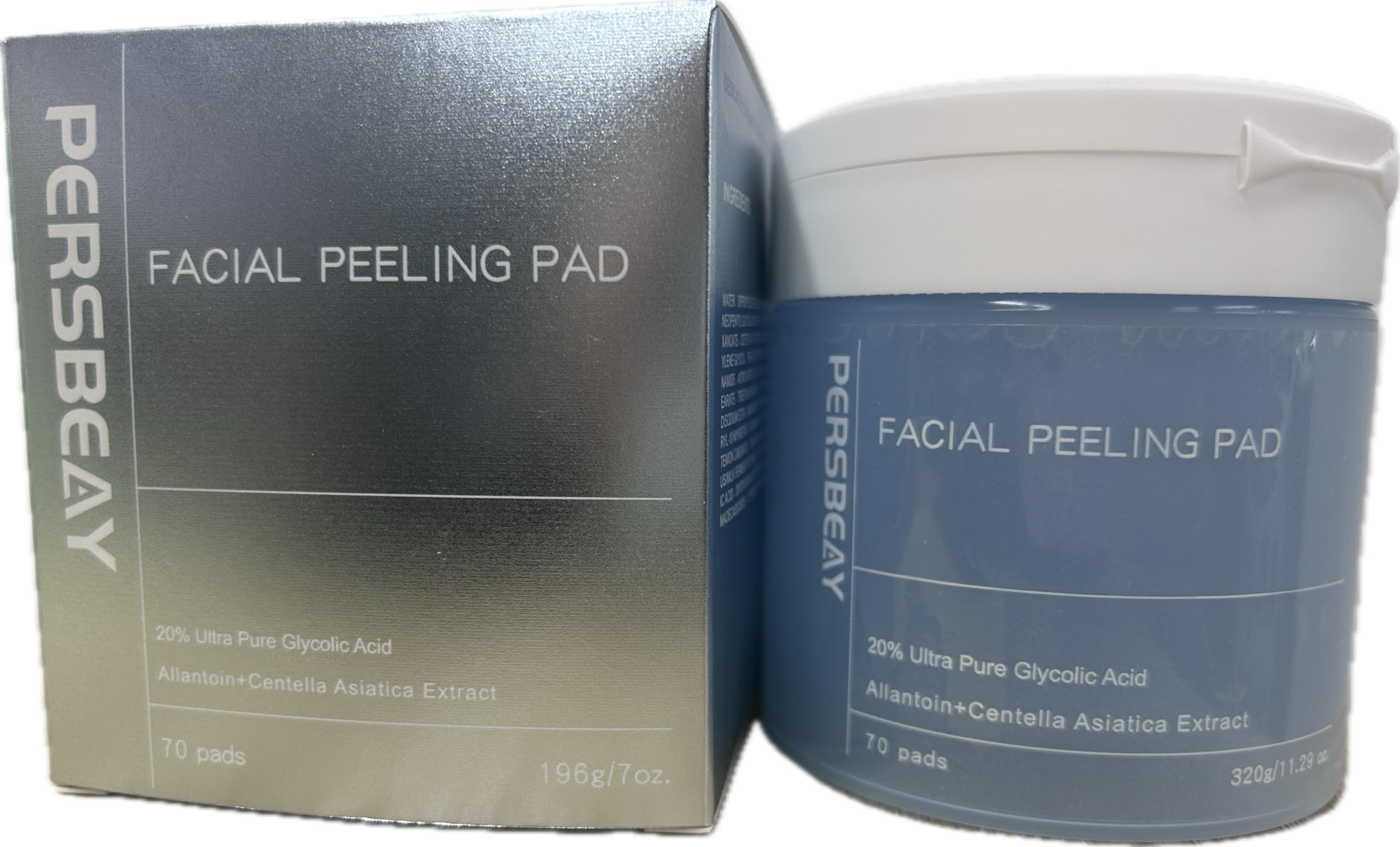 Exfoliating Facial Peel Pads - 70 Pads for Smooth Skin, Reduce Fine Lines & Wrinkles | At-Home Skincare Treatment for Glowing Complexion | Perfect for Daily Use & Travel