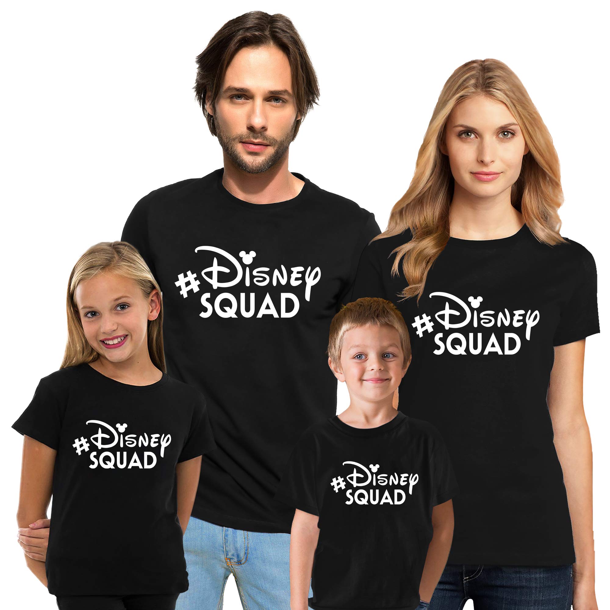 Cali Trend Station Family Matching T-Shirts - Mickey & Minnie Mouse Graphic Tees for Couples, Parents & Kids - Perfect for Disney Vacations, Theme Park Outings & Family Photo Shoots
