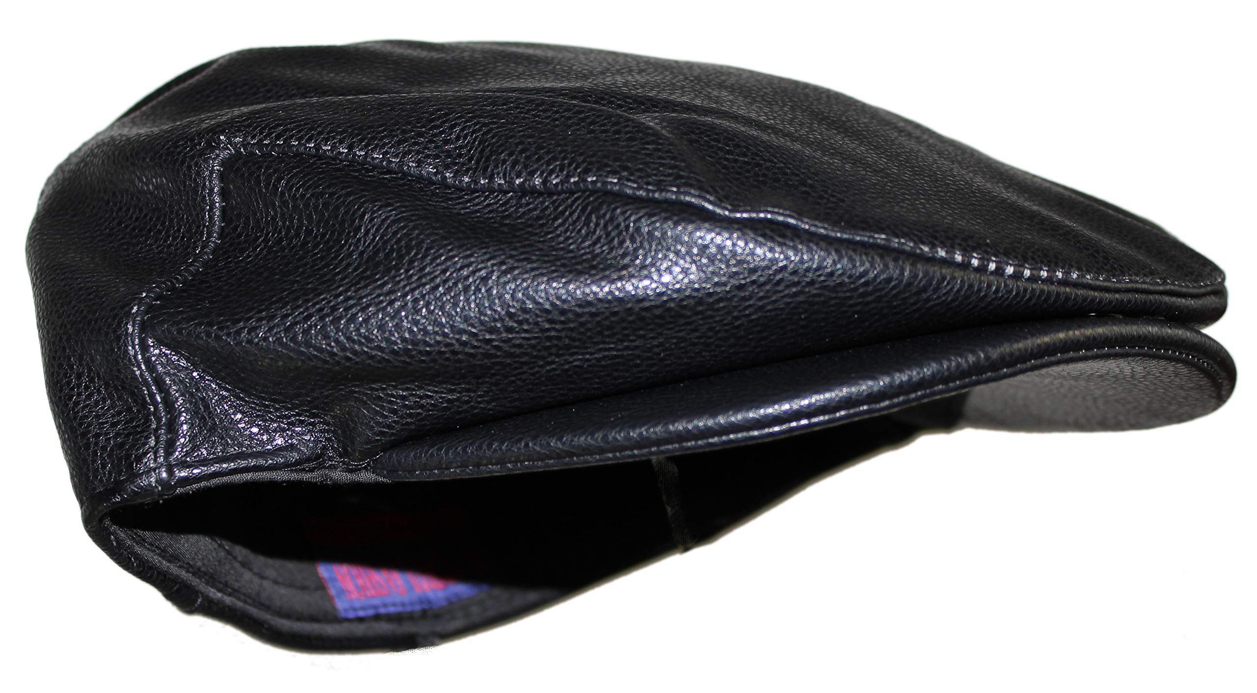 Ted & Jack - Vintage Style Faux Leather Newsboy Cap for Men | Classic 8-Panel Flat Cap | Fashionable Streetwear Accessory for Casual Outfits, Outdoor Activities & Costume Parties