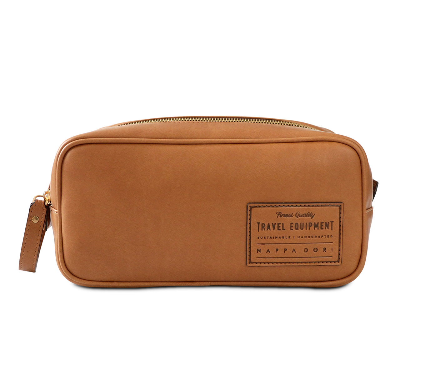 Premium MARLOW DOPP KIT Genuine Apple Leather Travel Toiletry Bag - Perfect for Men's Grooming Essentials, Gym, Camping & Business Trips