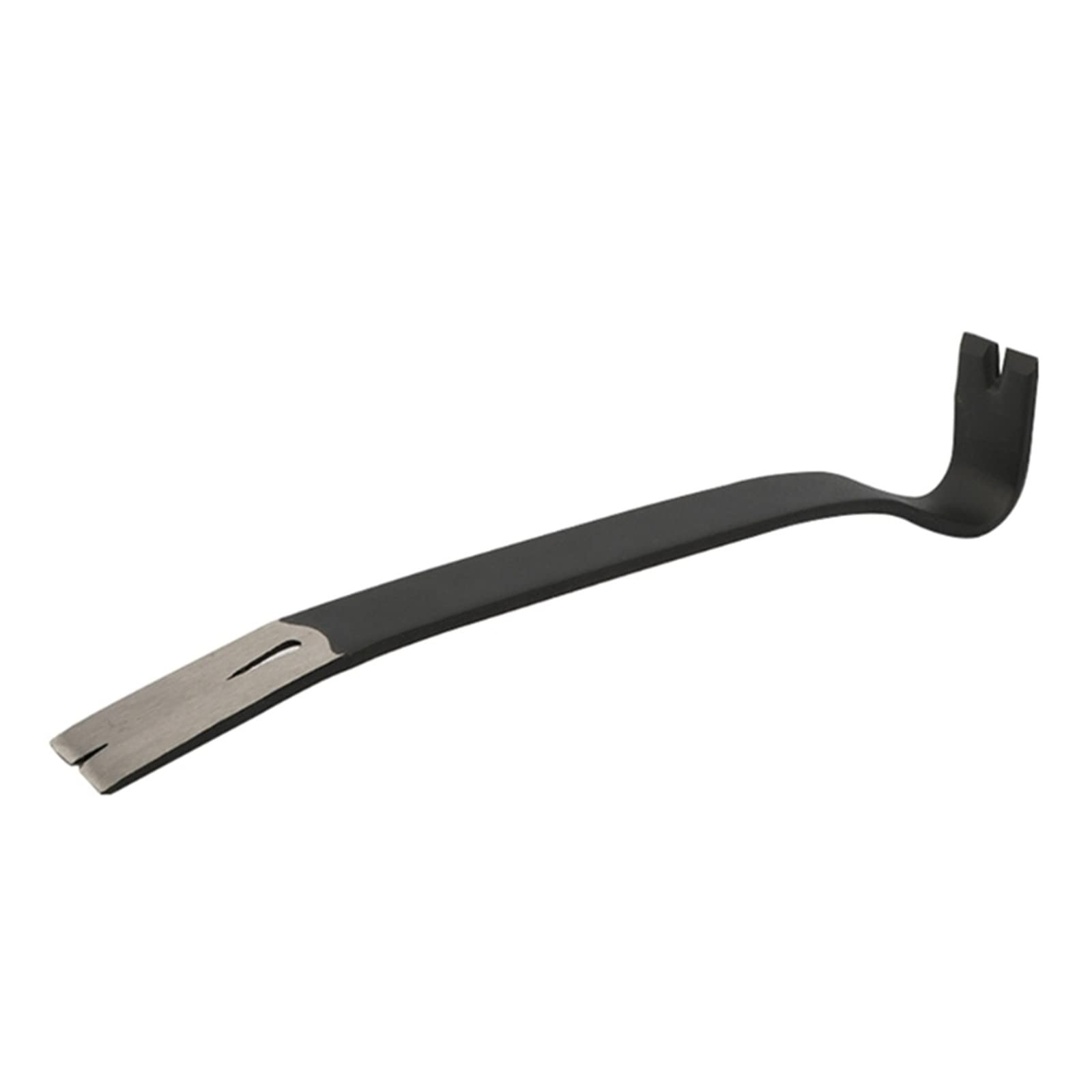 GULRUH Flat Pry Bar & Curved Crowbar - High-Carbon Steel Wrecking Tool with Teardrop Nail Puller for Demolition, Construction & Workshop Projects | Heavy-Duty Remodeling, Flooring Removal & DIY Home Repair Tool