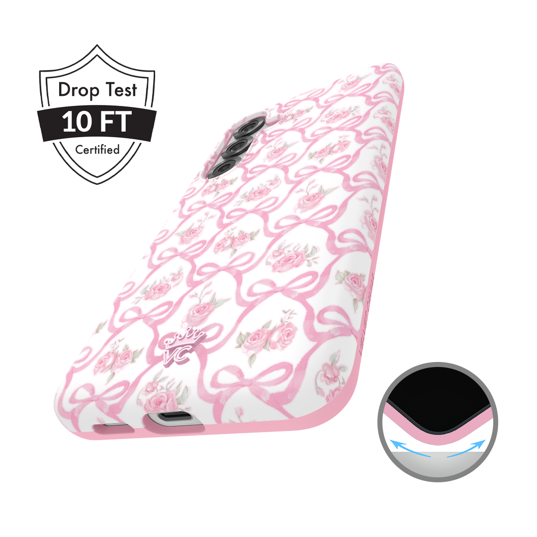 Cute Pink Bow Samsung Phone Case - Elegant & Protective Cover for Samsung Galaxy [Model] - Perfect for Everyday Use, Gifts & Special Occasions