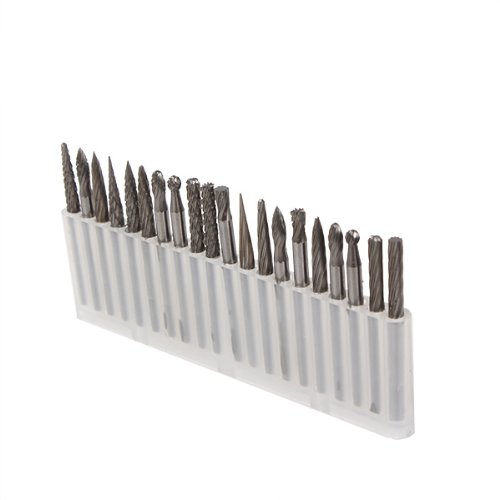 LYWS 20-Pack Tungsten Carbide Rotary Burr Set - High-Speed Steel Cutting, Grinding & Shaping for Metal, Wood, Plastic - Perfect for DIY, Jewelry Making & Automotive Repair