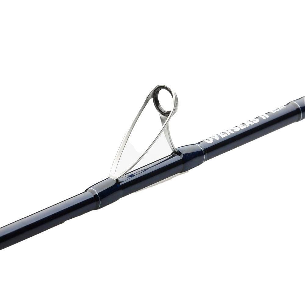Penn Overseas II Travel Boat Fishing Rod - Lightweight & Durable Saltwater Fishing Pole for Travel & Offshore Angling - Perfect for Deep Sea Fishing, Kayak Fishing & Boat Trips