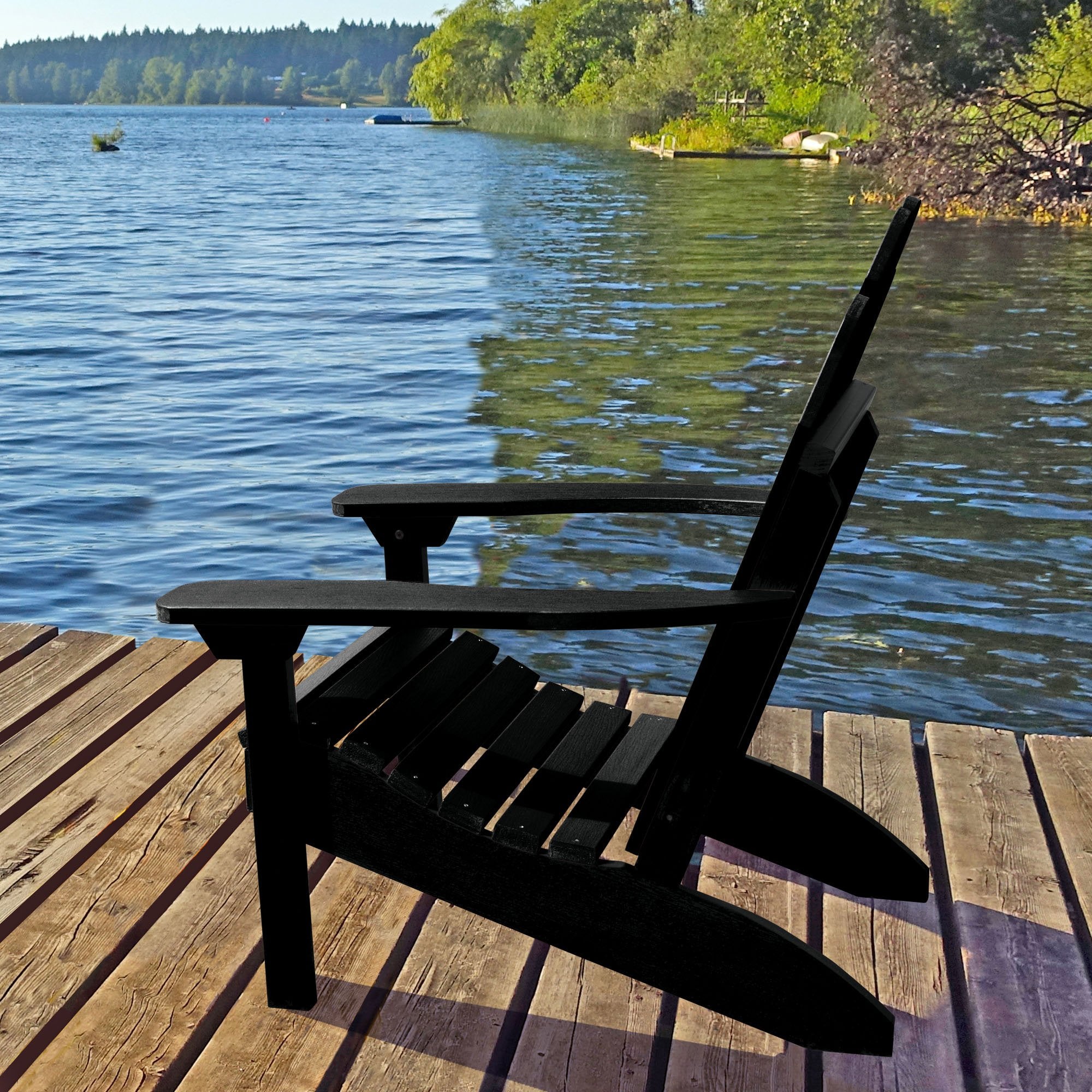 Premium Adirondack Chair - Comfortable Outdoor Patio Furniture for Backyard, Garden, Poolside & Beach Relaxation