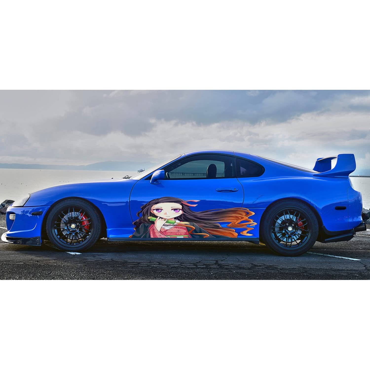Anime Girl Car Vinyl Wrap Decal - 20x60 Inch Sexy Anime Side Graphics Sticker for Cars, Trucks & Vehicles - Perfect for JDM, Tuner & Anime Fan Rides