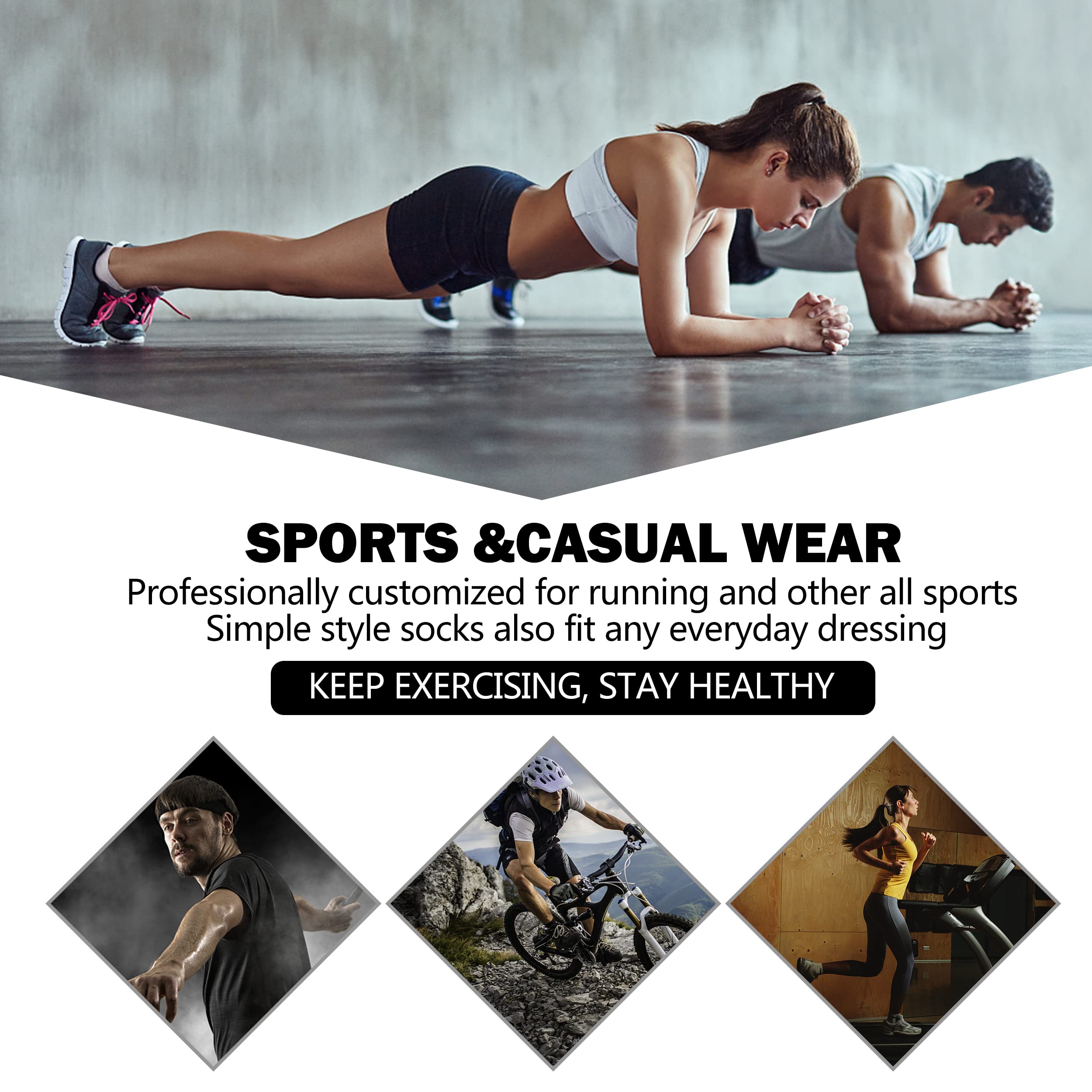 ZEAL WOOD Unisex Wool Athletic Socks - Lightweight Breathable Cycling Socks for Men & Women - Perfect for Running, Hiking & Outdoor Sports