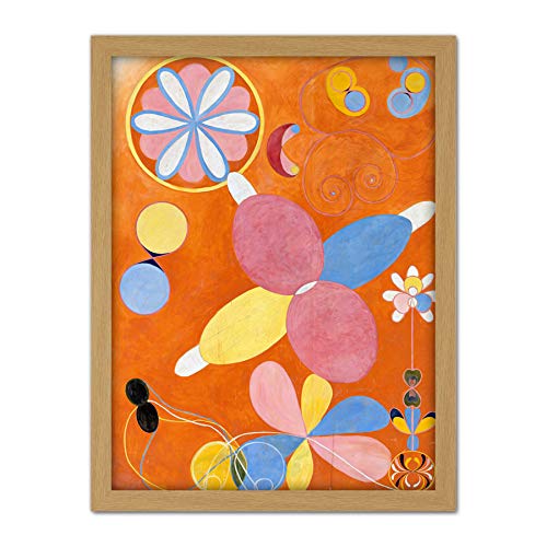 Framed Light Oak 18X24