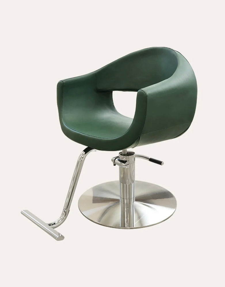 Luna Salon Chair - Professional Hydraulic Styling Chair for Hairdressers & Barbers - Adjustable Height & Swivel Base - Perfect for Salons, Barber Shops & Home Use