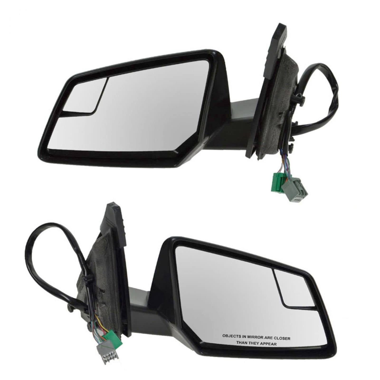 Heated Power Side Mirrors with Turn Signal & Memory Function - Left & Right Pair for Chevy Traverse, GMC Acadia, Saturn Outlook | Perfect for Winter Driving & Enhanced Safety