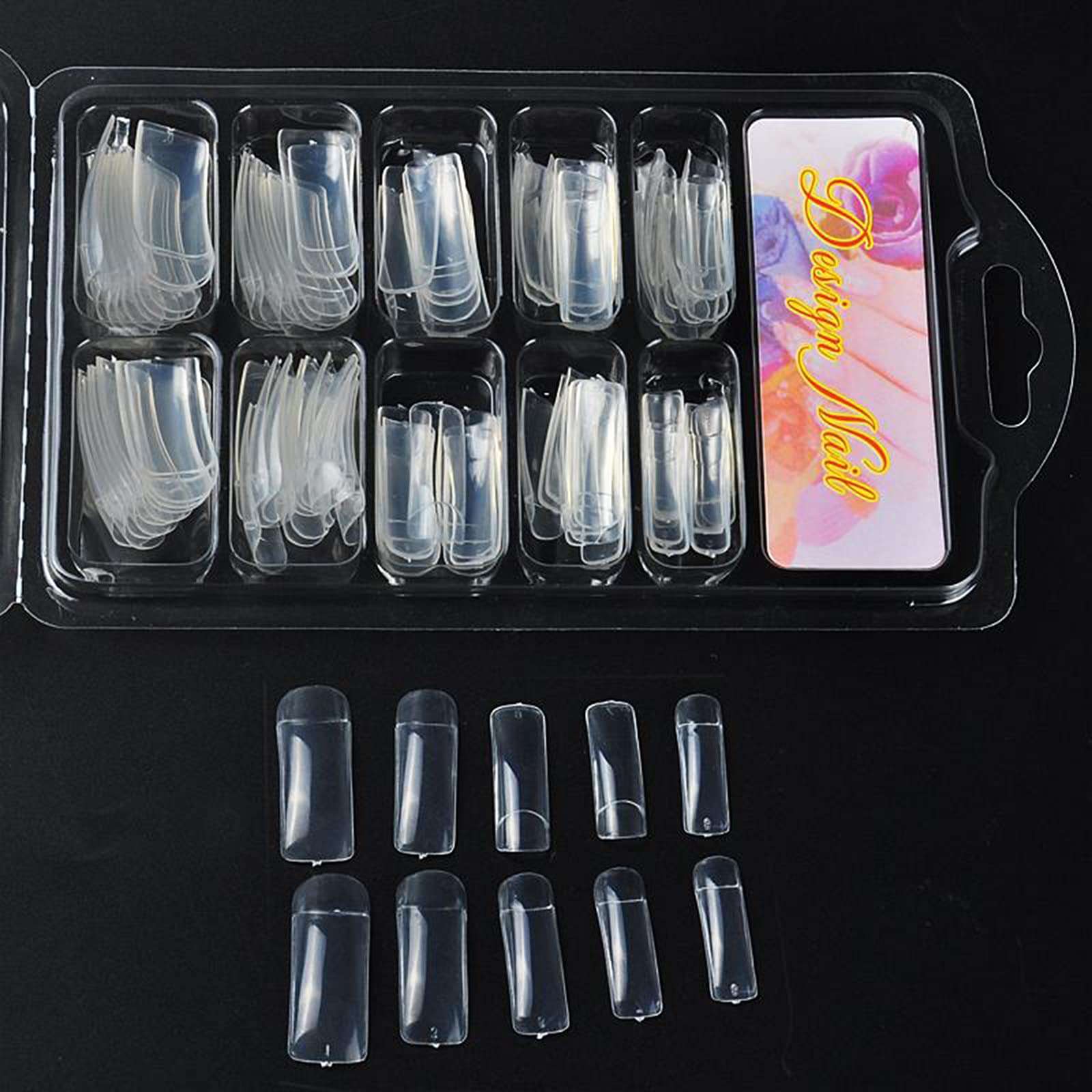 Professional Nail Extension Gel Kit - 3 Colors (Clear, White, Pink) 14ml Hard Gel with 36W UV/LED Lamp, Nail Brush & 200 Tips | DIY Salon-Quality Manicure at Home | Perfect for Beginners, Nail Art & Strengthening Weak Nails