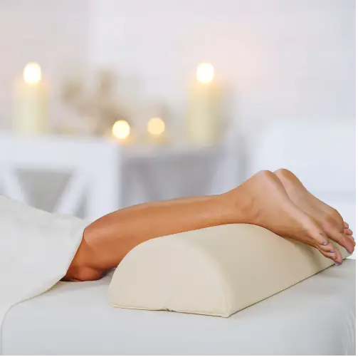 Earthlite Jumbo Half Round Bolster - Premium Yoga Bolster for Support & Comfort - Ideal for Yin Yoga, Restorative Yoga & Meditation at Home or Studio