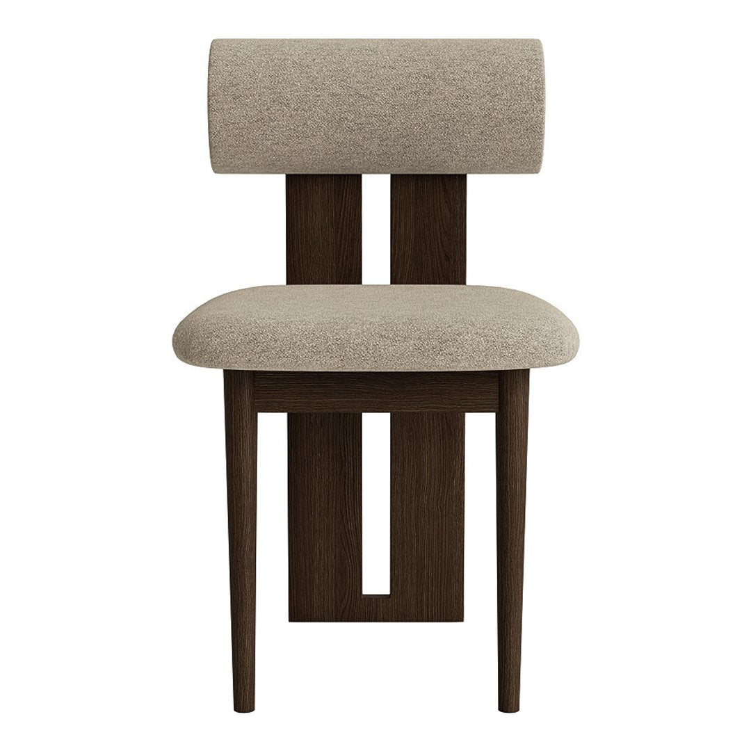 Modern Hippo Side Chair - Sturdy Wooden Accent Chair for Dining Room, Living Room & Office - Comfortable & Stylish Home Decor for Small Spaces