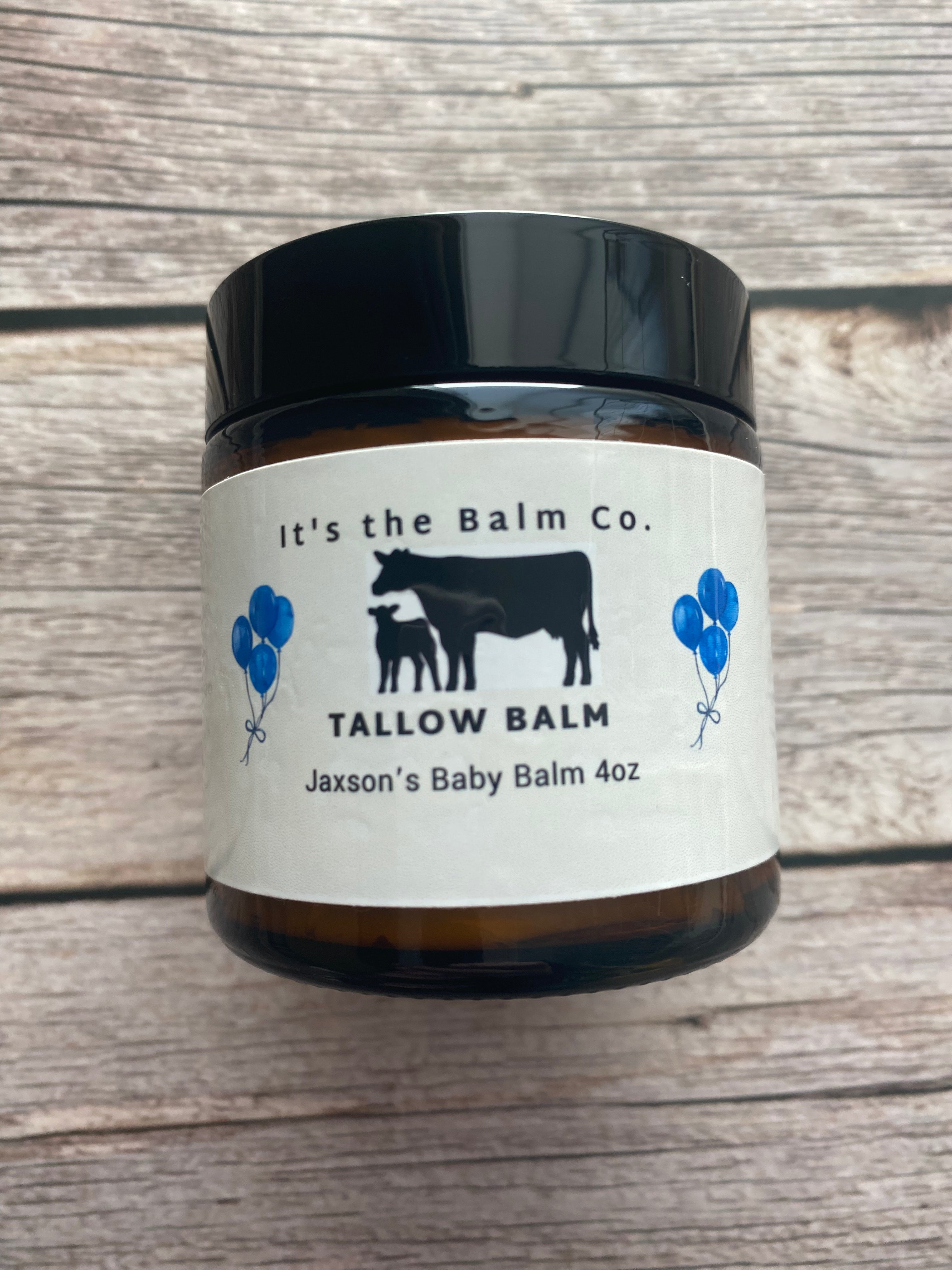 Organic 4oz Whipped Baby Tallow Balm - USDA Certified, Fragrance-Free Skin Moisturizer for Babies & Sensitive Skin - Perfect for Diaper Rash, Eczema & Dry Skin Care
