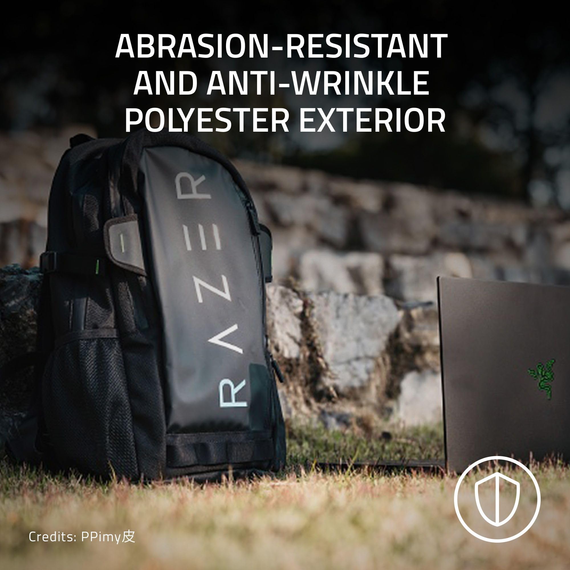 Razer Rogue v3 16-Inch Gaming Laptop Backpack - Waterproof & Durable Travel Computer Bag for Gamers - Fits 16