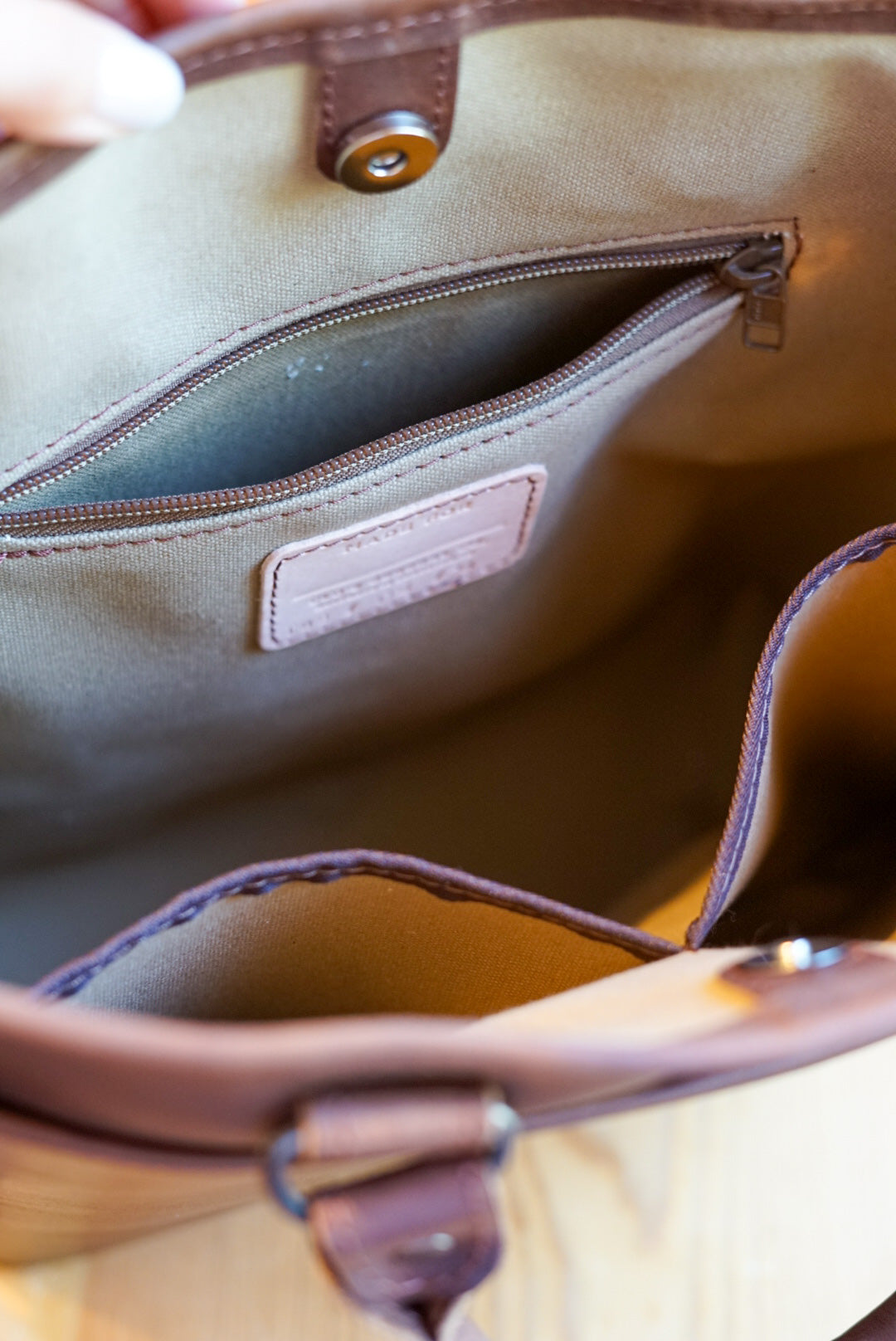 Premium Leather Handbag for Women - Dark Amber Harness - Stylish Crossbody Purse for Work, Travel & Everyday Use