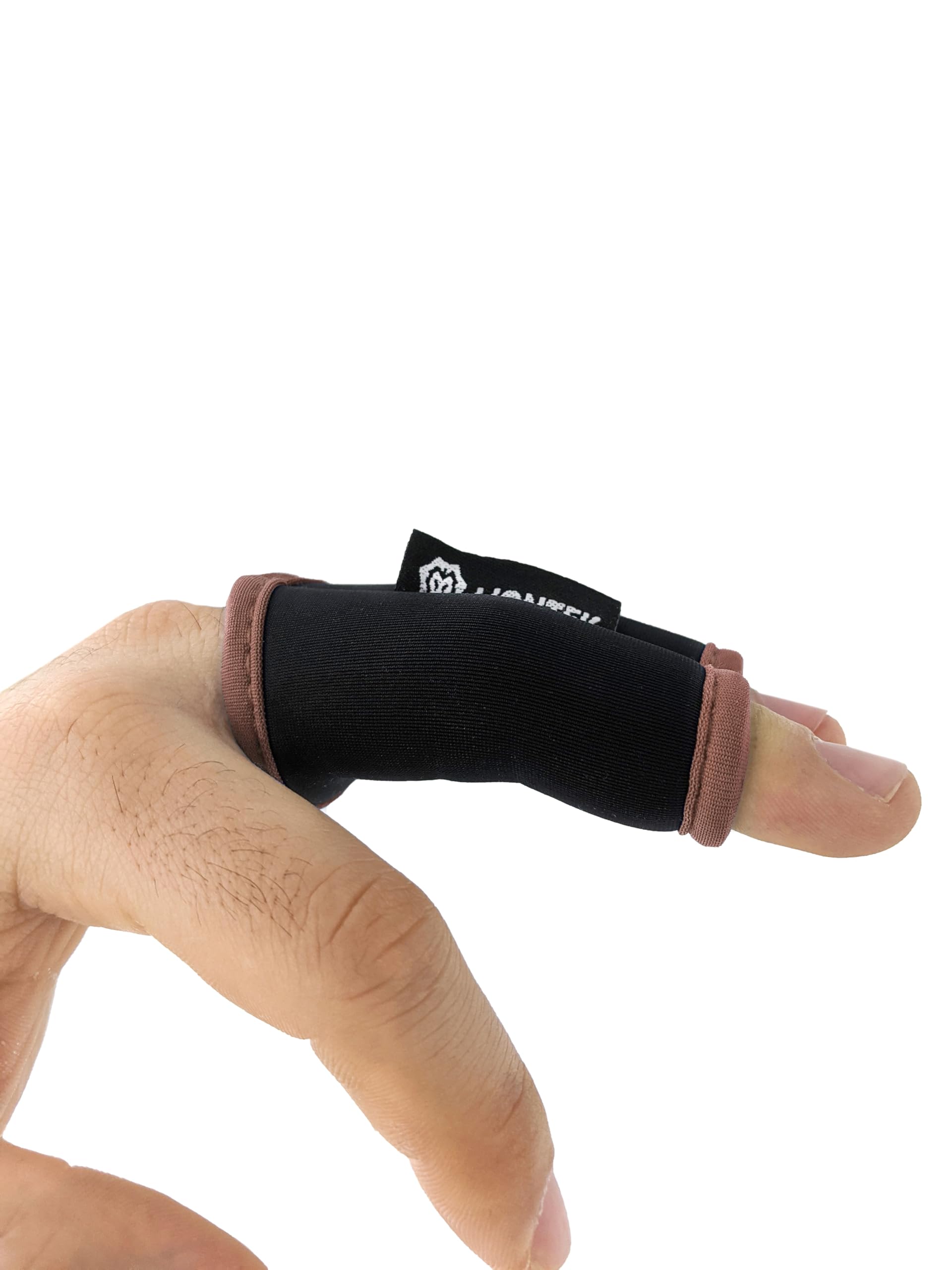 LIONTEK BJJ Double Finger Sleeve Tape Replacement - Large Size for Brazilian Jiu-Jitsu Training, MMA Grappling & Martial Arts Protection - Perfect for Finger Support During Sparring and Competition
