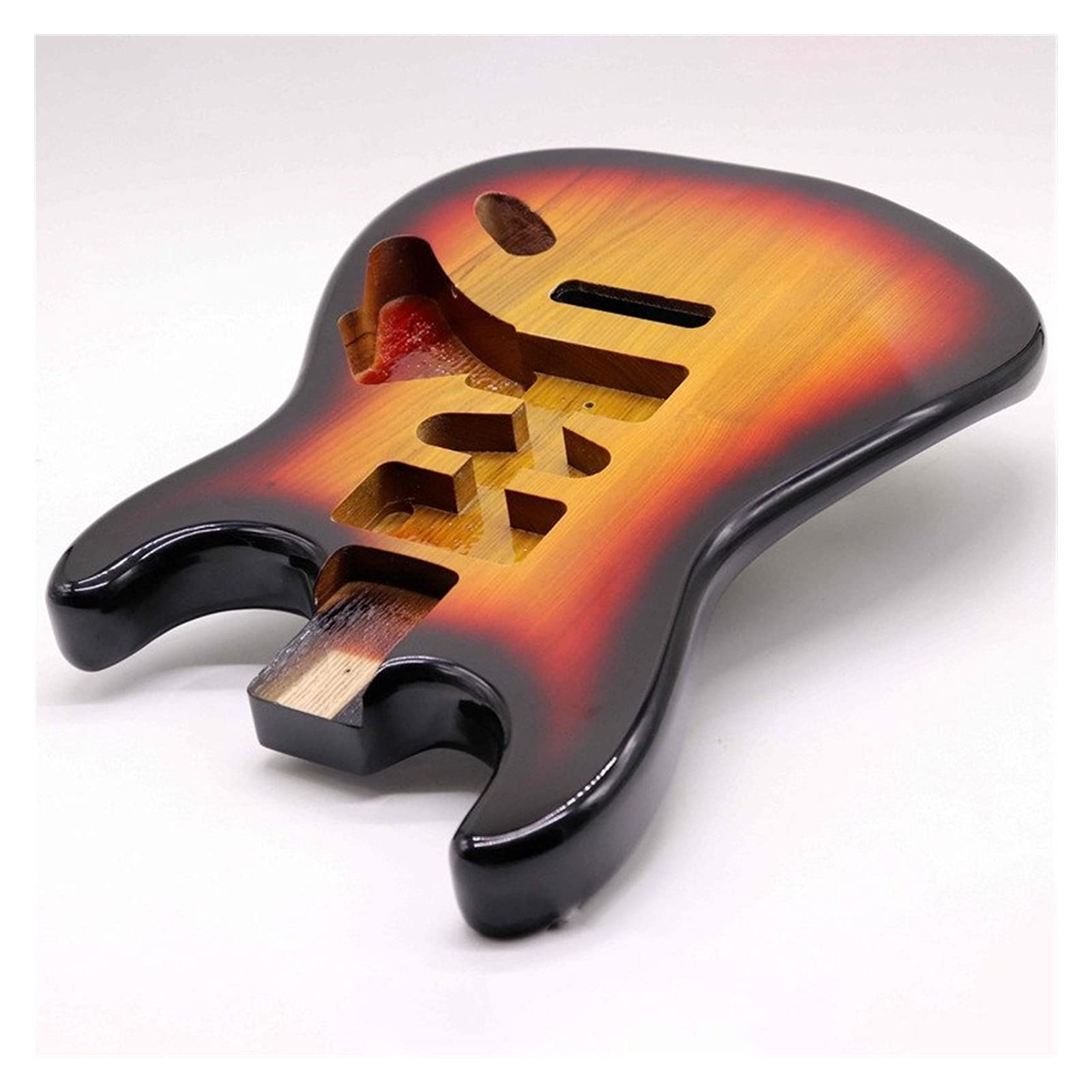 Unfinished Electric Guitar Body DIY Kit - Premium Wood Guitar Body for Custom Builds & Repairs | Perfect for DIY Projects, Luthiers & Guitar Enthusiasts