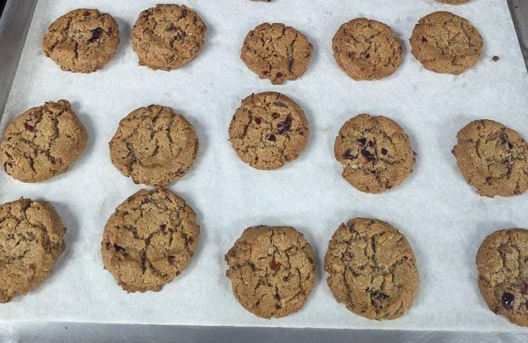 Grabbel & Hill Gluten Free Cranberry Cowboy Cookies - 8 Ounce (Pack of 12) - No Artificial Flavors, Preservatives, Nuts or Chocolate - Healthy Snack for Hiking, Camping & Office Breaks