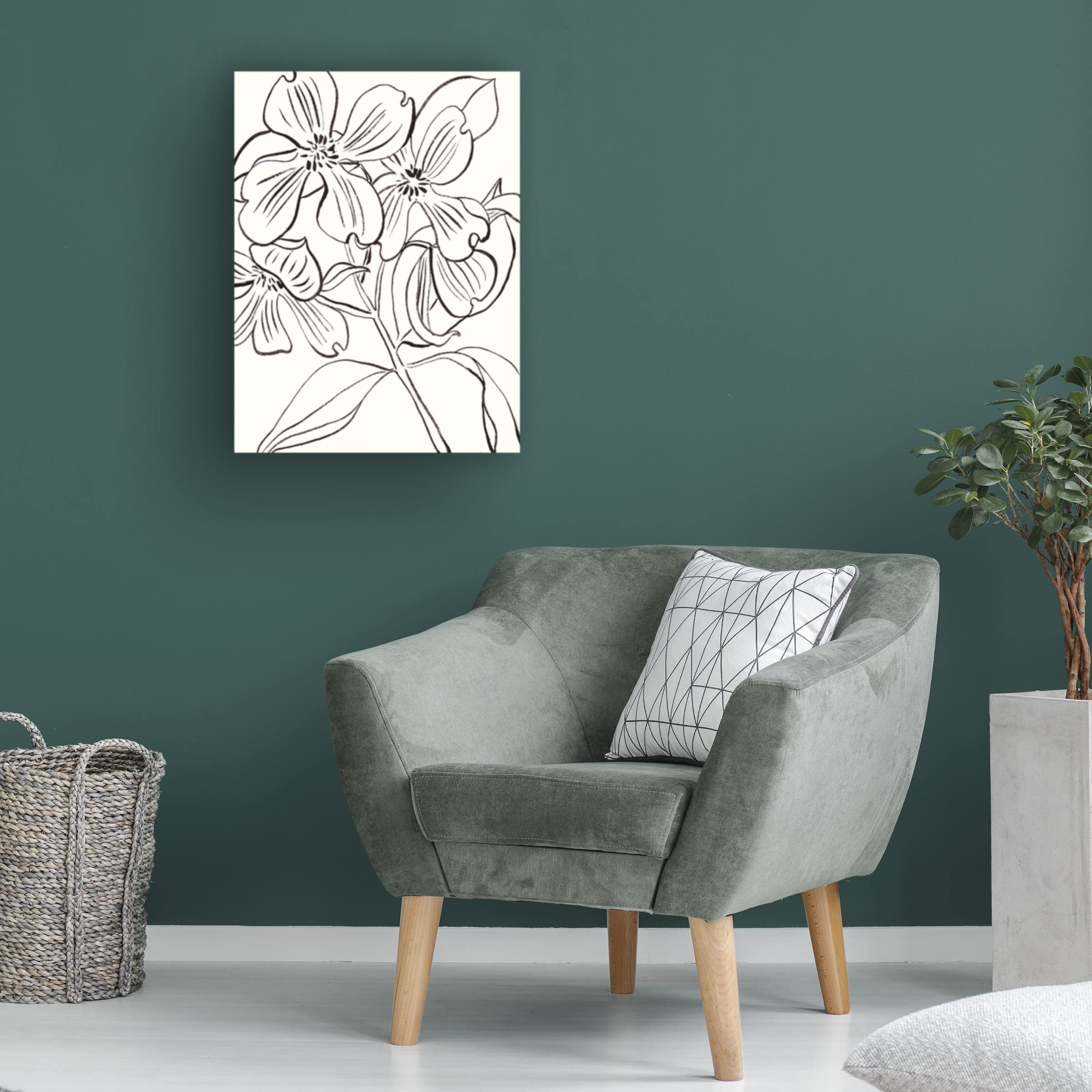 Trademark Fine Art 'Self I' Canvas Wall Art by Melissa Wang - Modern Home Decor for Living Room, Bedroom & Office
