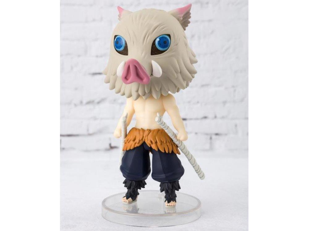 Bandai Figuarts Mini #019 Demon Slayer Kimetsu no Yaiba Hashibira Inosuke Action Figure - Anime Collectible for Fans & Display