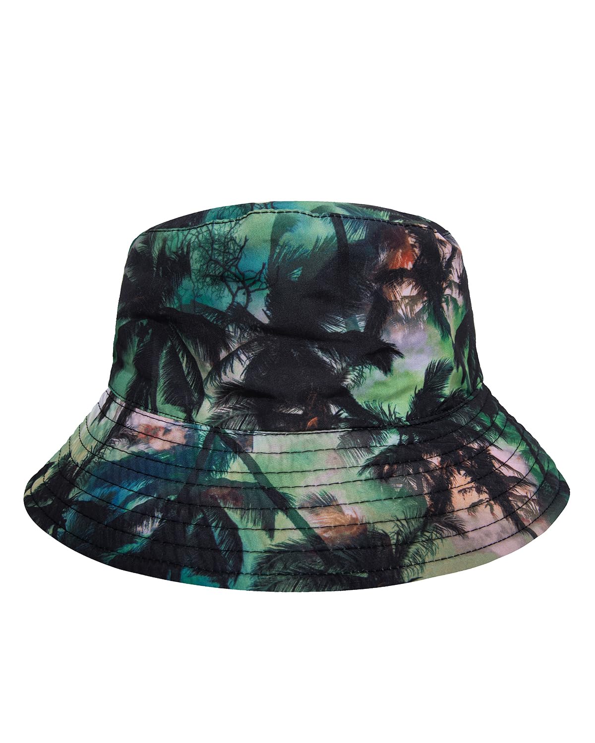 TUNEVUSE Men's Hawaiian Shirt and Shorts Set - 2 Piece Tropical Beach Outfit with Floral Print & Bucket Hat | Summer Vacation, Luau Party, Poolside Relaxation
