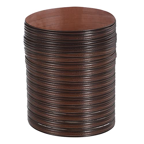 Embossed Black Brown