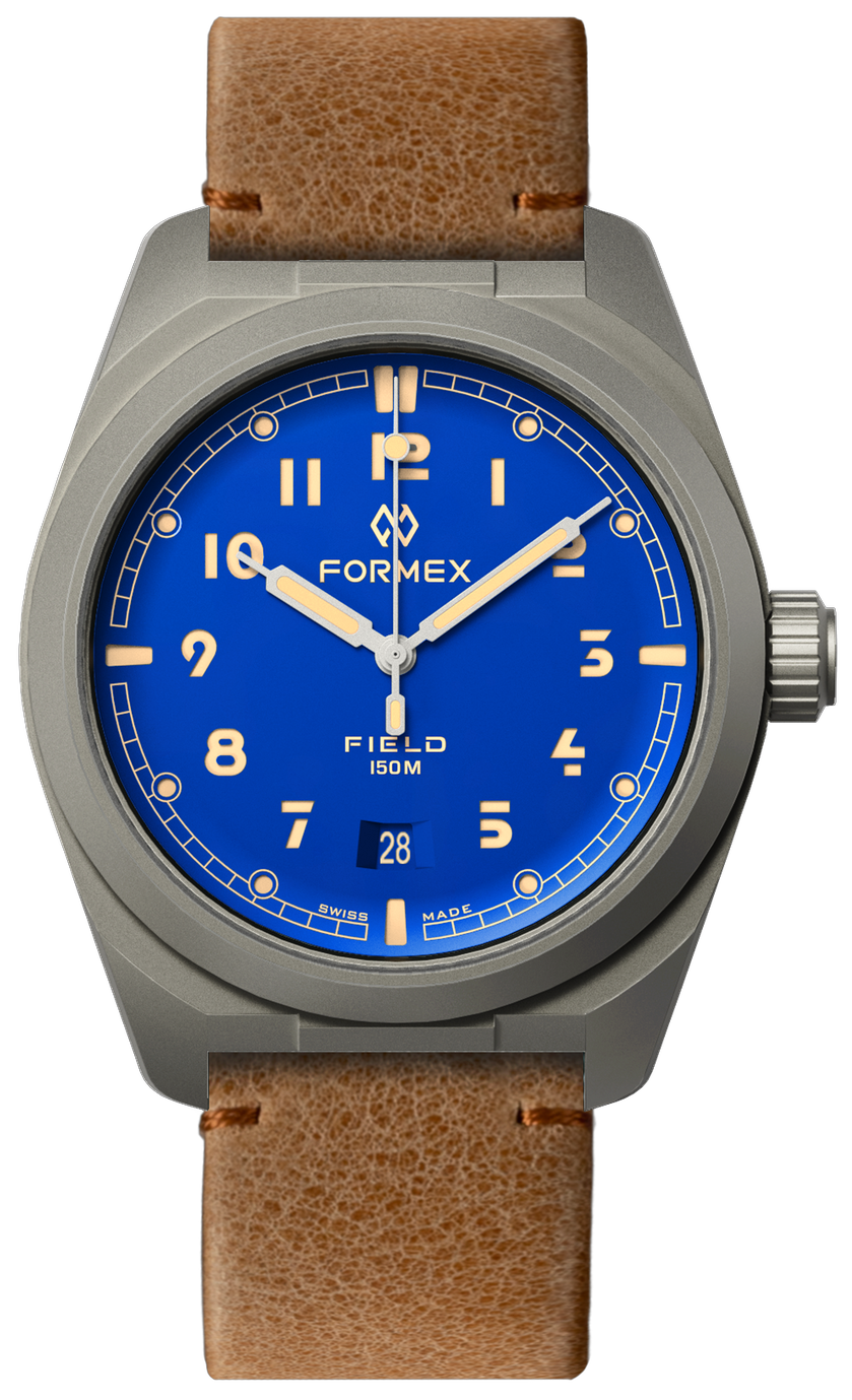 Formex Field Automatic Watch - Earth Blue Dial Men's Luxury Sports Watch | Perfect for Outdoor Adventures, Business & Casual Wear