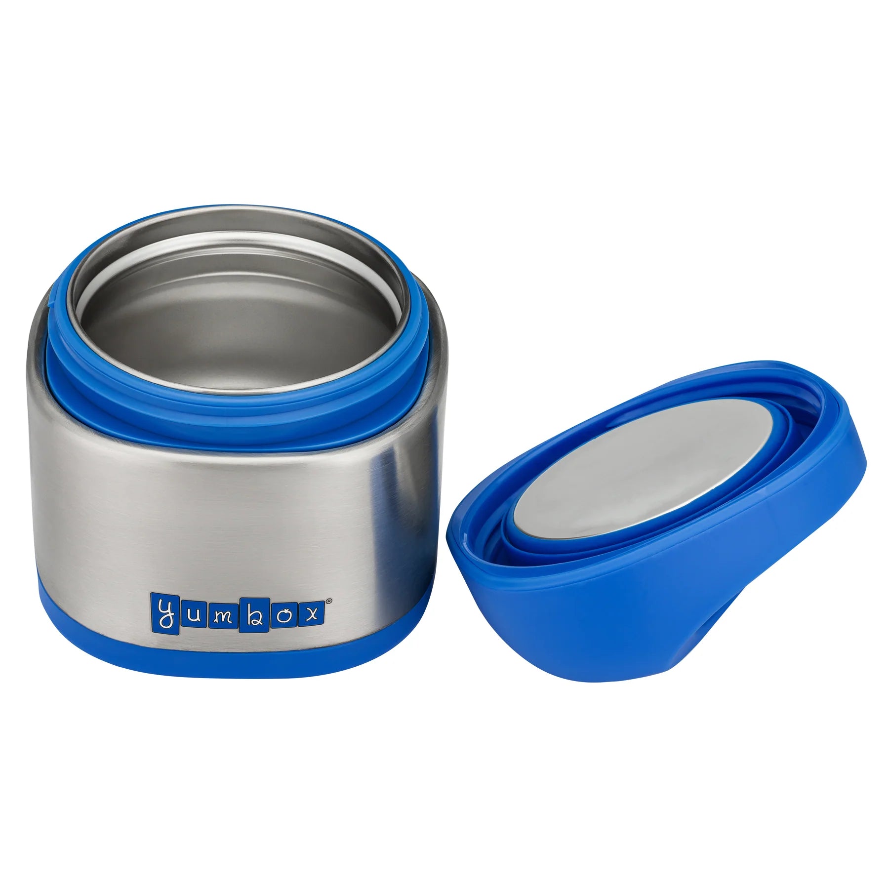 Yumbox Triple Wall Insulated Food Jar Cubi - Leakproof Stainless Steel Lunch Container for Kids & Adults - Perfect for School, Work, Picnics & Outdoor Activities (Surf Blue)