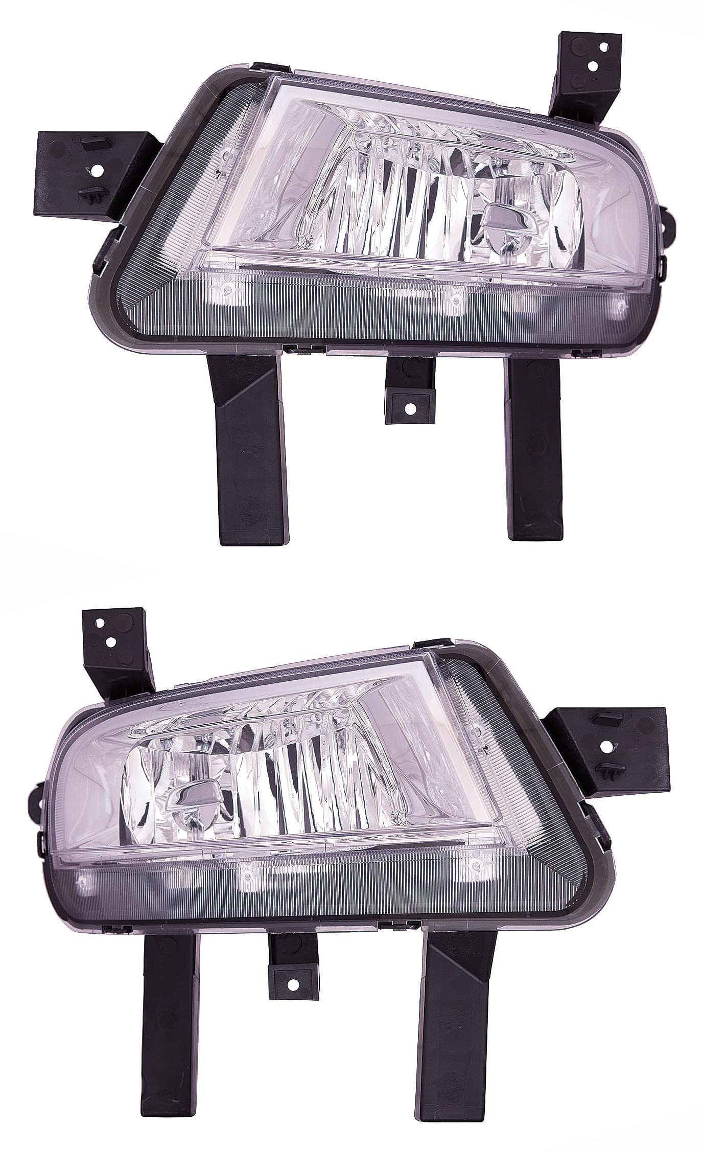 2014-2016 Buick LaCrosse Fog Light Kit - Driver & Passenger Side Replacement Lamps | Durable All-Weather Visibility for Night Driving and Inclement Conditions