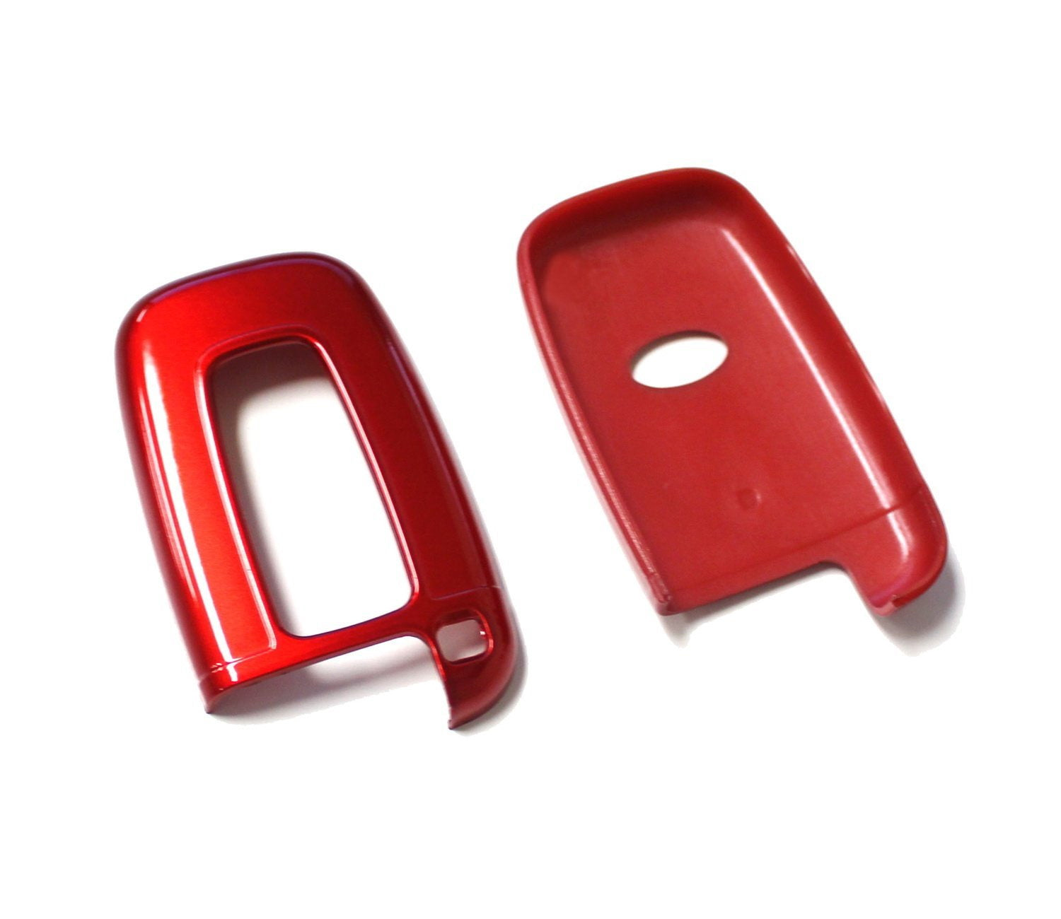 Premium Glossy Red Remote Smart Key Cover - Exact Fit for Hyundai & Kia Vehicles | Durable Shell Holder Protector | Perfect for Daily Use, Travel & Car Protection