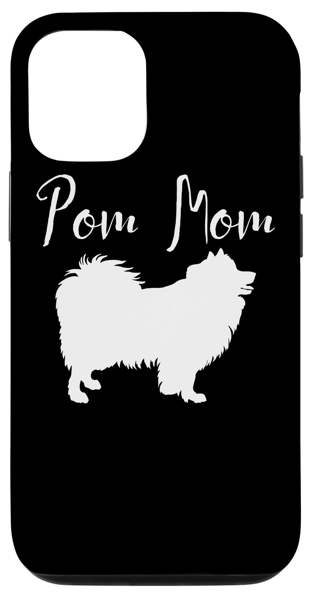Funny Pom Pomeranian Dog Lover iPhone 12/12 Pro Case - Perfect Gift for Dog Moms & Pet Lovers - Cute Protective Phone Cover for Everyday Use & Dog Park Adventures