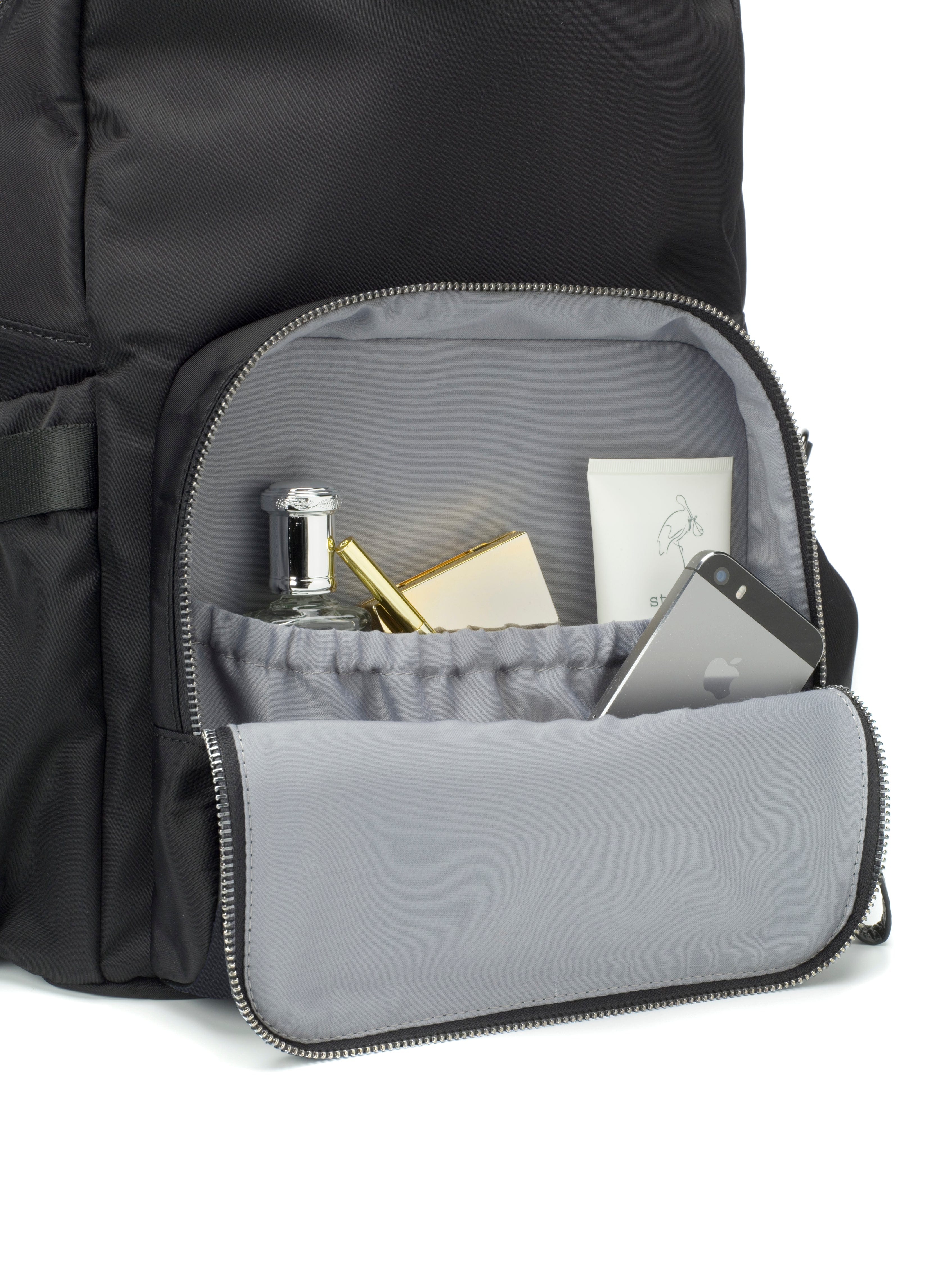 Storksak Eco Hero Black Diaper Bag - Stylish & Sustainable Baby Changing Tote for Moms - Perfect for Travel, Daycare & On-the-Go Parenting