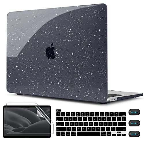 Sparkly Star Black