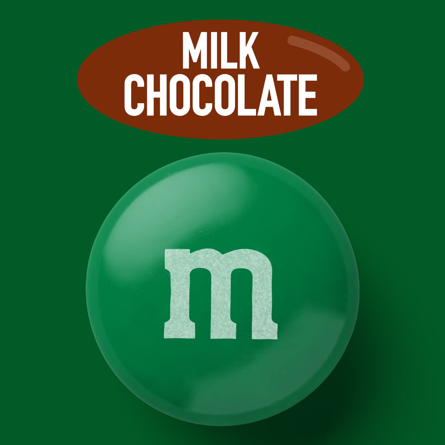 M&M'S Dark Green Milk Chocolate Candy - 5lbs Bulk Resealable Bag for Candy Bars, Holiday Parties, Graduations, Christmas, Dessert Tables & DIY Party Favors - Perfect for Baking, Gift Giving & Office Snacks