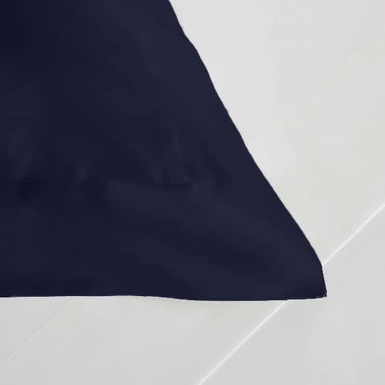 Premium 600 Thread Count 100% Egyptian Cotton Standard Pillow Shams Set of 2 - Navy Blue 20x26 Inch Bed Pillow Covers for Ultimate Comfort & Luxury Bedding - Perfect for Master Bedrooms, Guest Rooms & Hotel Style Decor