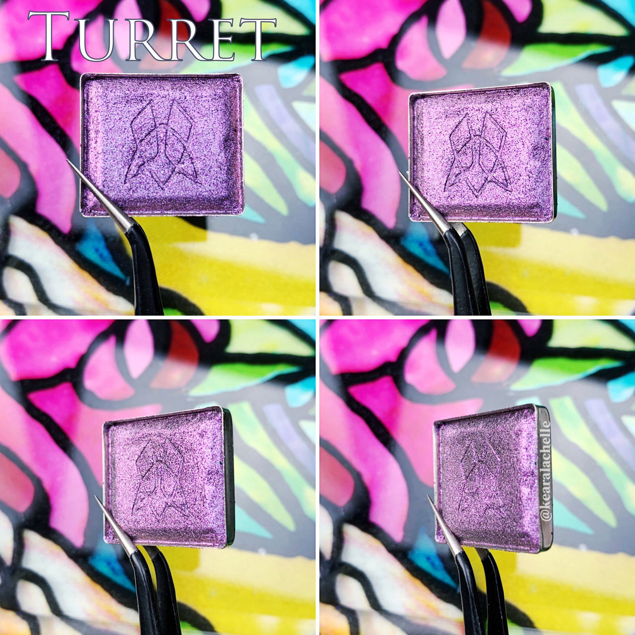 Pastel Multichrome Eyeshadow Palette - Turret Shade | Long-Lasting, Highly Pigmented Makeup for Day & Night Looks | Perfect for Parties, Weddings & Special Occasions