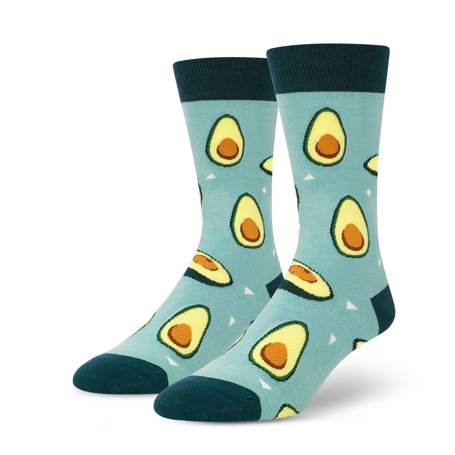 HappyPop Unisex Funny Food Socks - Mushroom, Beer, Donut & Sushi Print Novelty Socks for Women & Men | Perfect Gift for Food Lovers, Christmas, Birthday & Casual Wear
