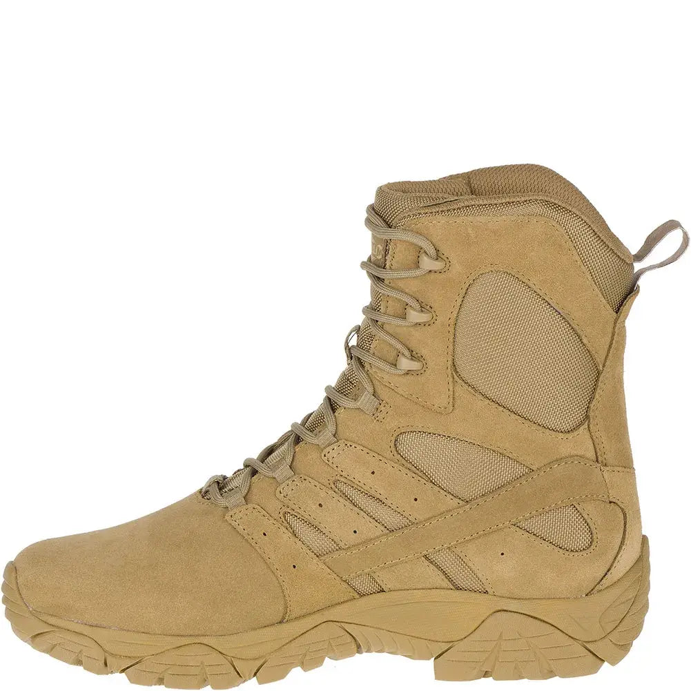Moab 2 Defense Men's Tactical Work Boots - Coyote Brown Military & Hiking Boots for Outdoor, Construction & Tactical Use