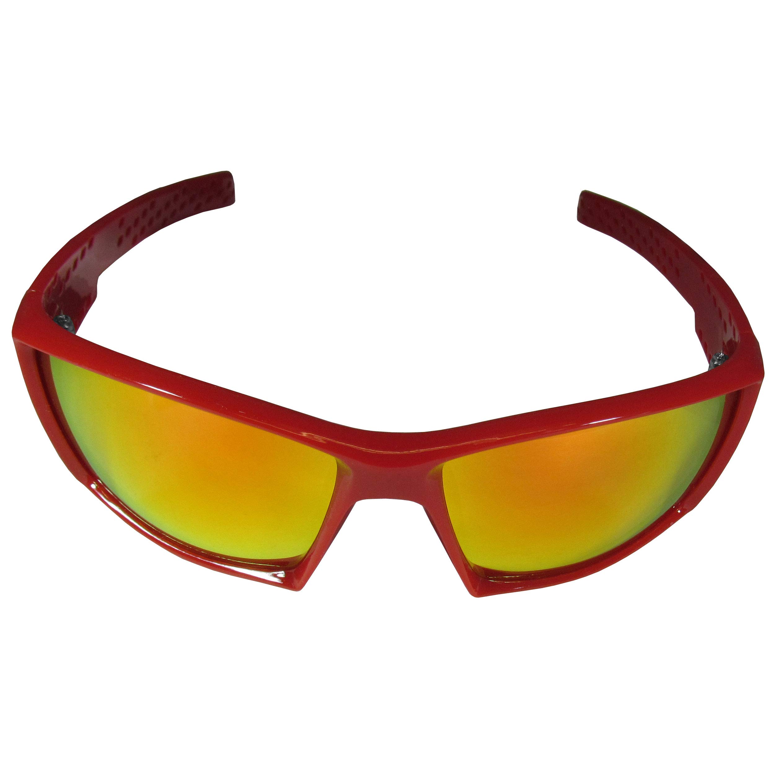 LSU Tigers Edge Wrap Sunglasses for Men & Women - Polarized Sports Sunglasses for Running, Cycling, Fishing - UV Protection & Anti-Glare Wrap-Around Design
