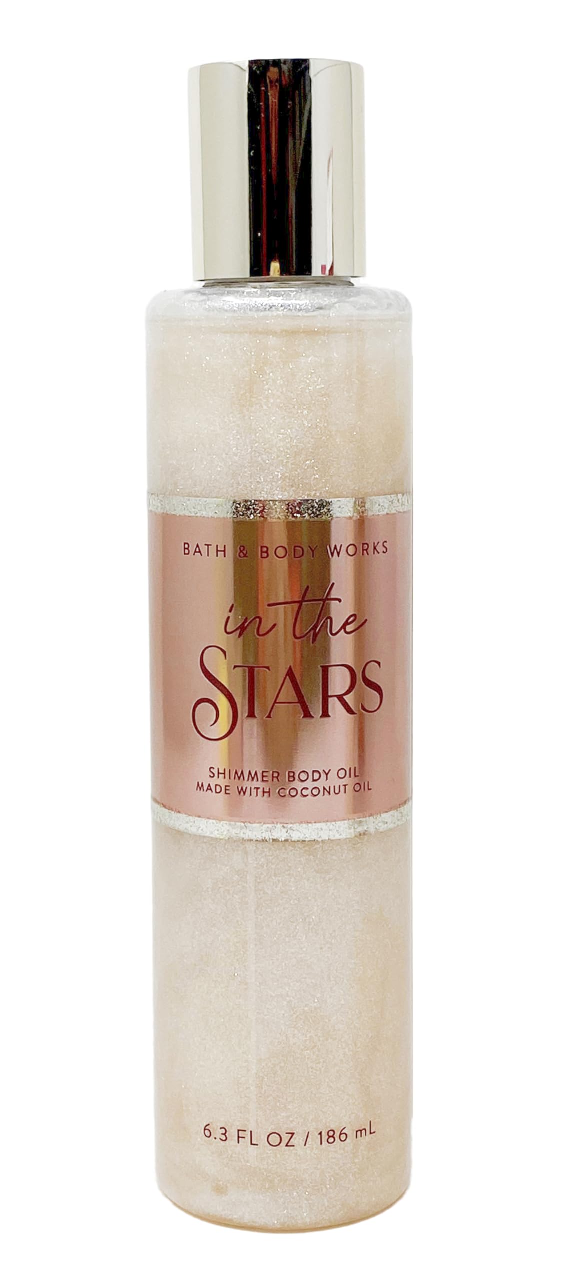 Bath & Body Works In The Stars Shimmer Body Oil with Himalayan Salt Springs Sample Soap - Moisturizing Glow for Night Out & Special Occasions