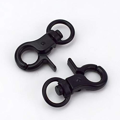 10Pcs 10mm Metal Buckle Bag Clasps Lobster Swivel Trigger Clips Snap Hook for Sewing Crafts, Keychains, Belts & DIY Accessories - Durable Hardware for Handmade Bags, Purses & Fashion Projects