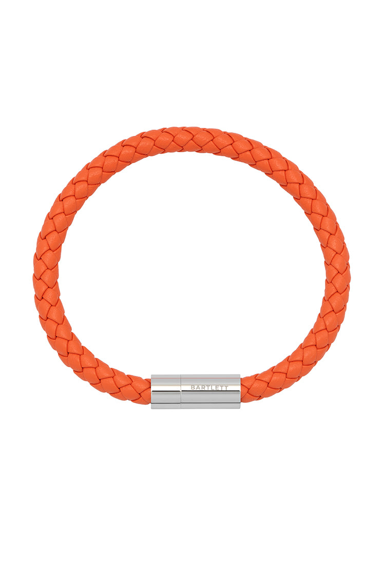 Men's Genuine Leather Single Braided Wrap Bracelet - Stylish & Durable for Casual & Formal Wear