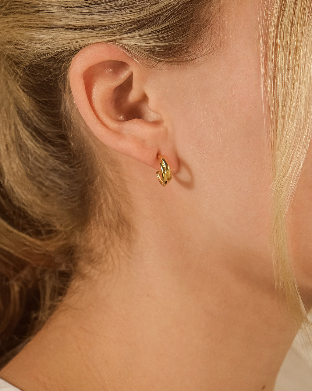 Stylish Sterling Silver Twist Stud Hoop Earrings for Women - Trendy Everyday & Party Jewelry Gift