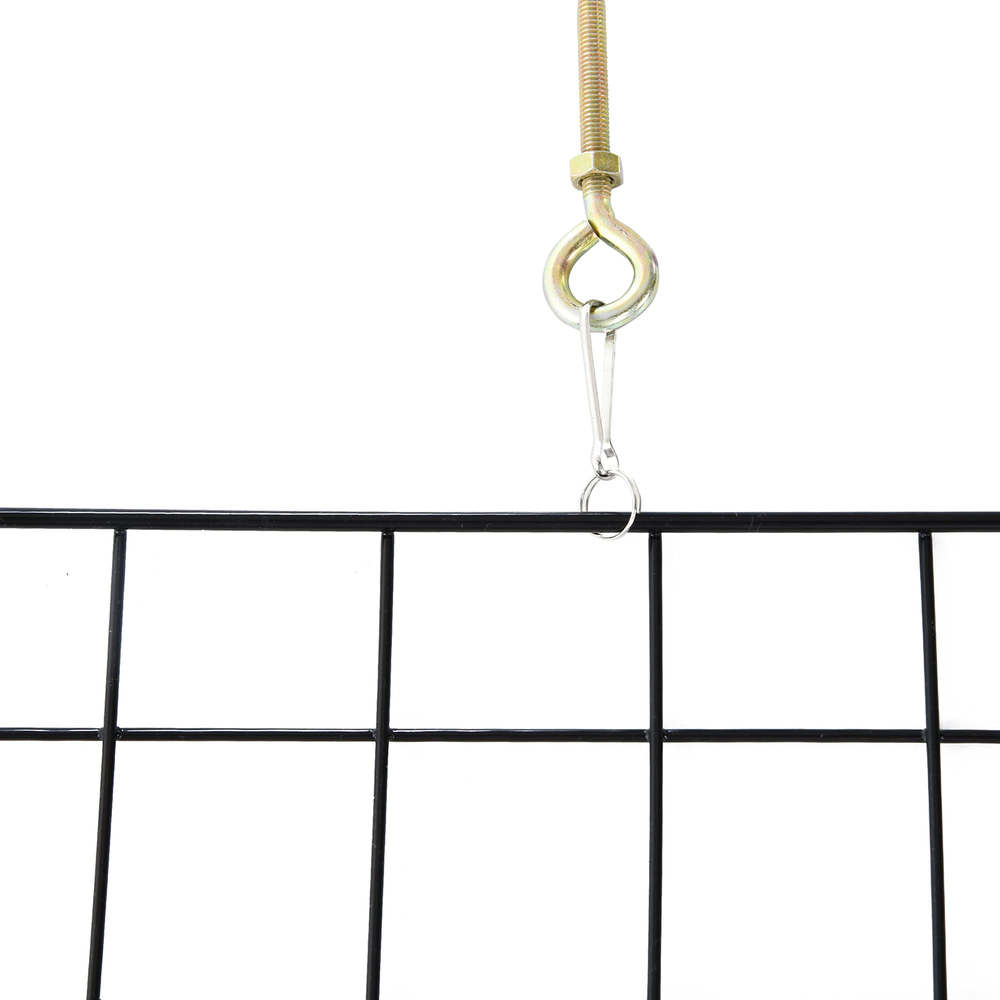 HOMCOM Extendable Fireplace Screen with Metal Mesh - Black Fire Spark Guard Cover for Living Room & Home Decor | Heat Protection & Safety for Fireplace Use