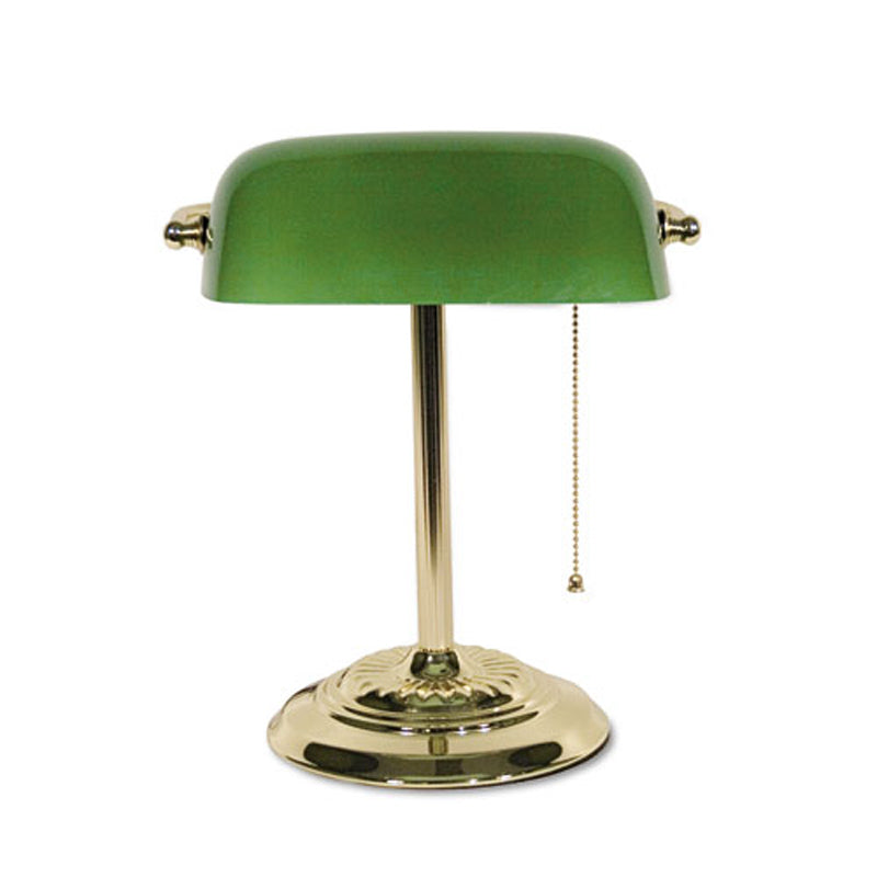 Modern LED Banker's Desk Lamp with Adjustable Brightness - Energy Efficient Office Lighting for Study, Reading & Work