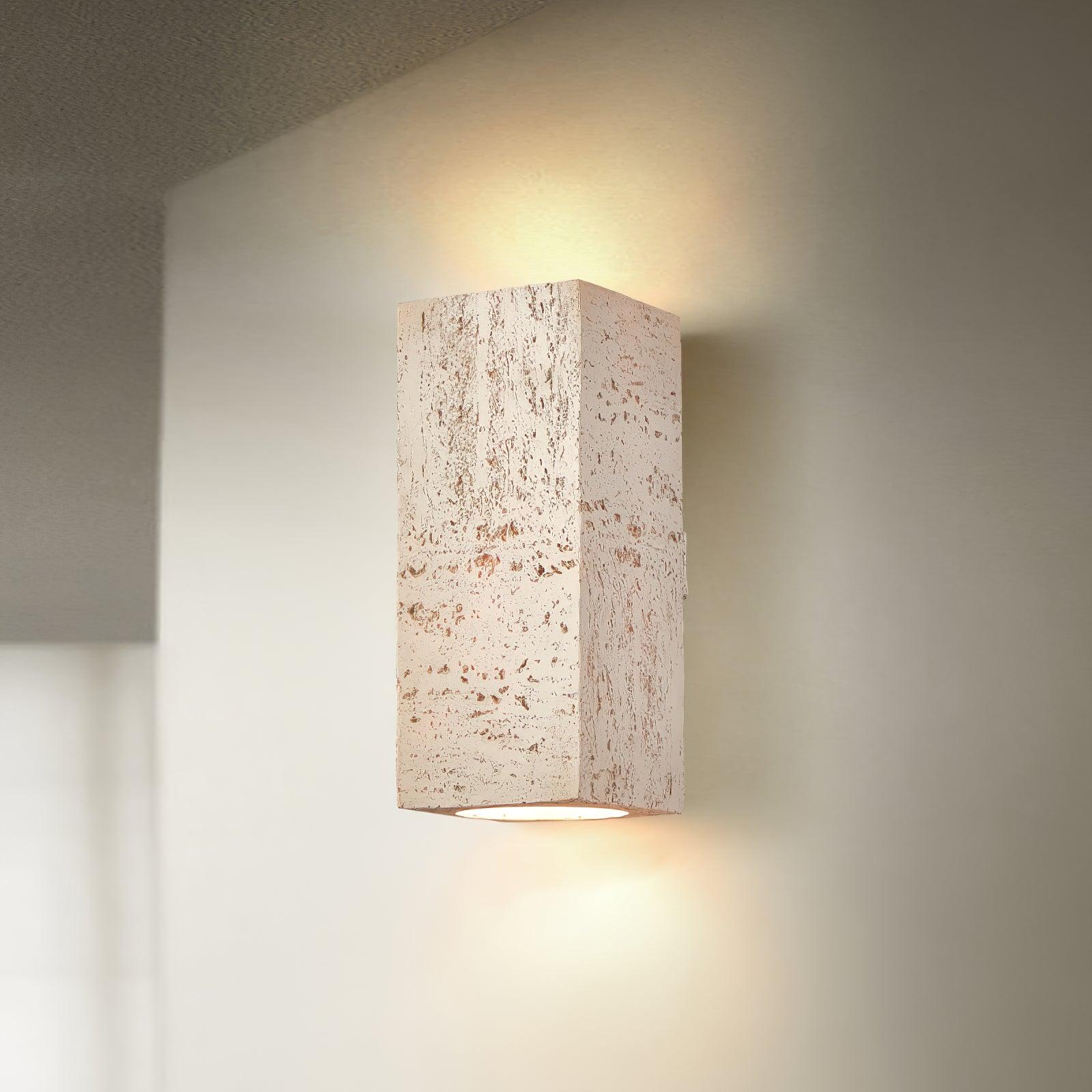 Modern Brick Wall Lamp - Industrial Style LED Sconce Light Fixture for Bedroom, Living Room, and Office Decor | Energy Efficient Indoor Lighting Solution