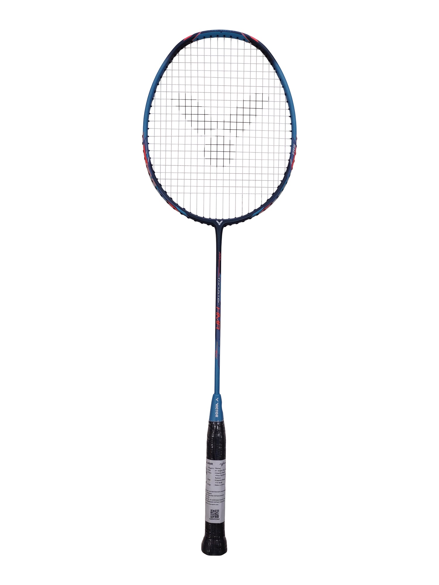 Victor Thruster TK Hammer (HMR) Badminton Racket - Professional Carbon Fiber Shuttlecock Racket for Smash & Power Play - Perfect for Tournaments & Training Sessions