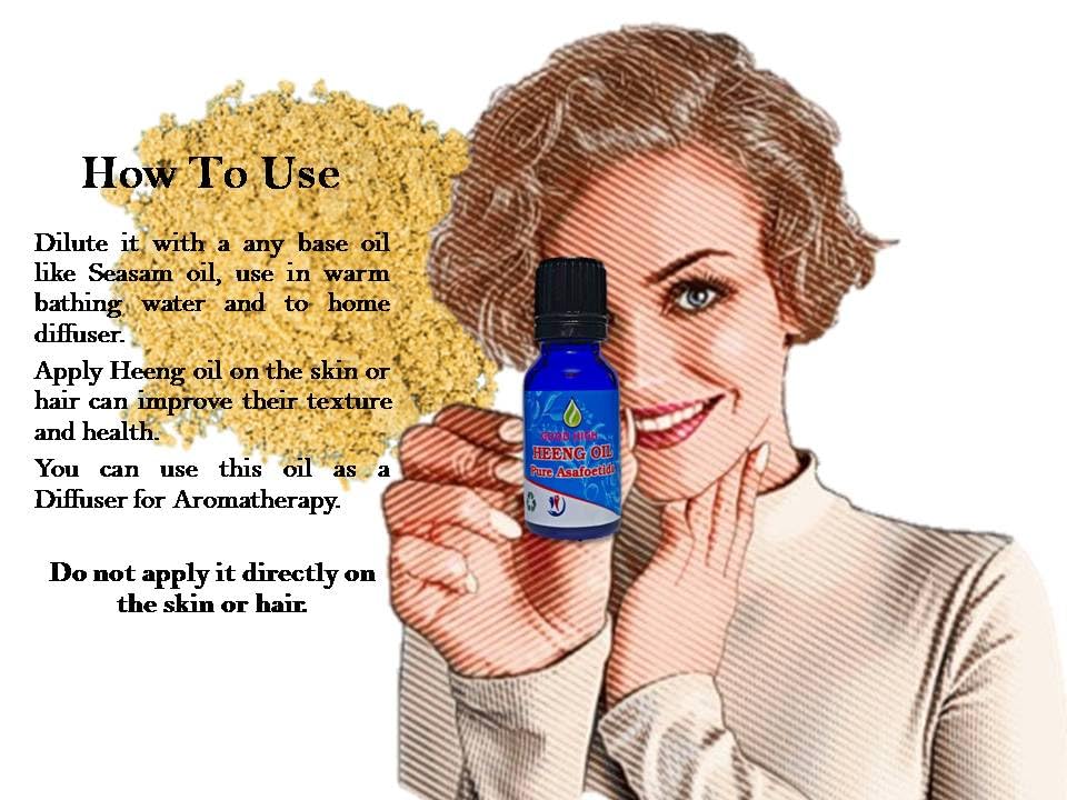 Pure Natural Organic Vegan Asafoetida (Heeng) Essential Oil - Undiluted, 10mL for Aromatherapy, Personal Care & Ayurvedic Remedies - Perfect for Relaxation, Meditation & Holistic Wellness